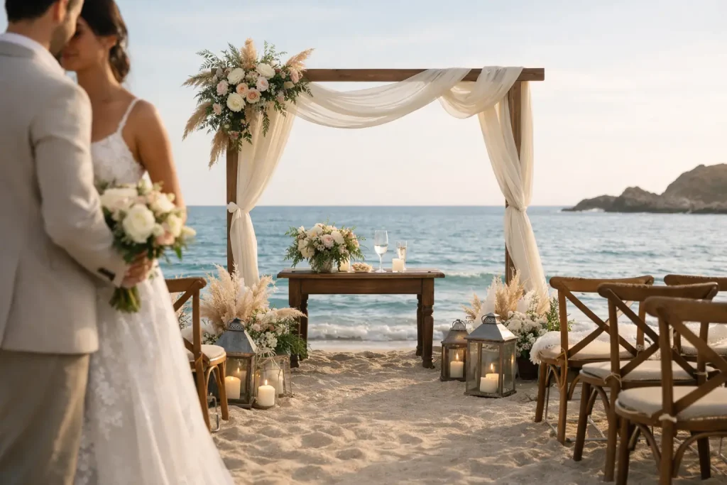 Bodas íntimas frente al mar con alma serena