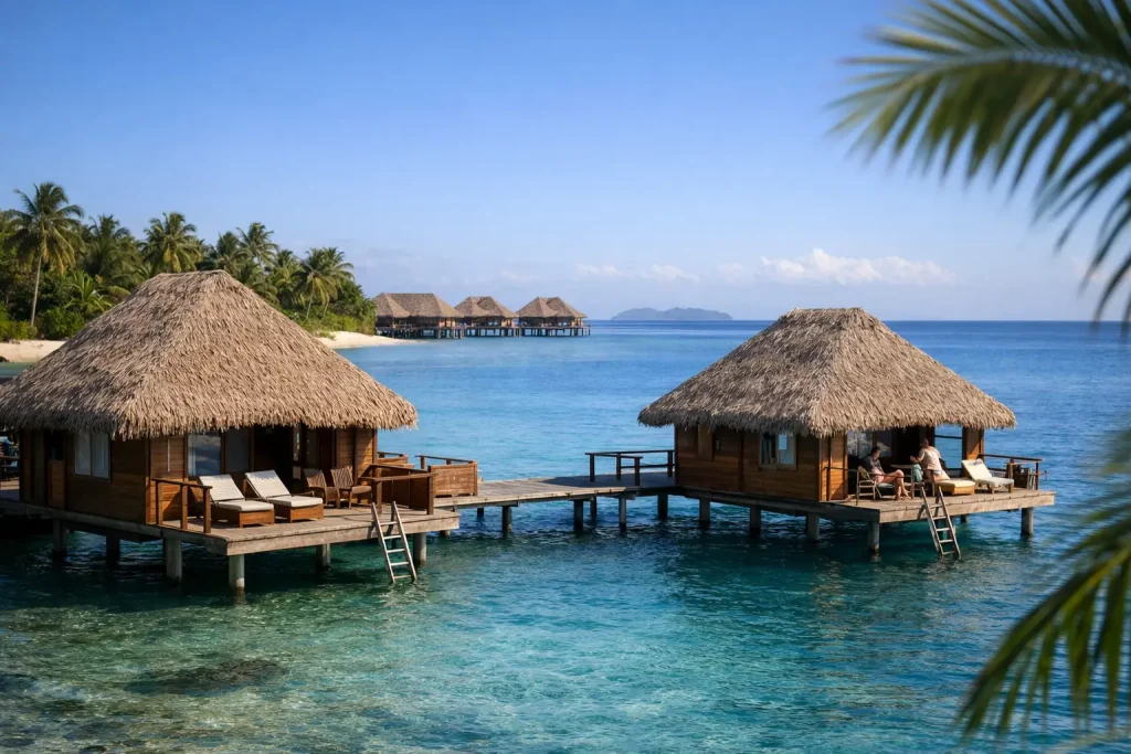 Bungalows frente al mar para desconectar