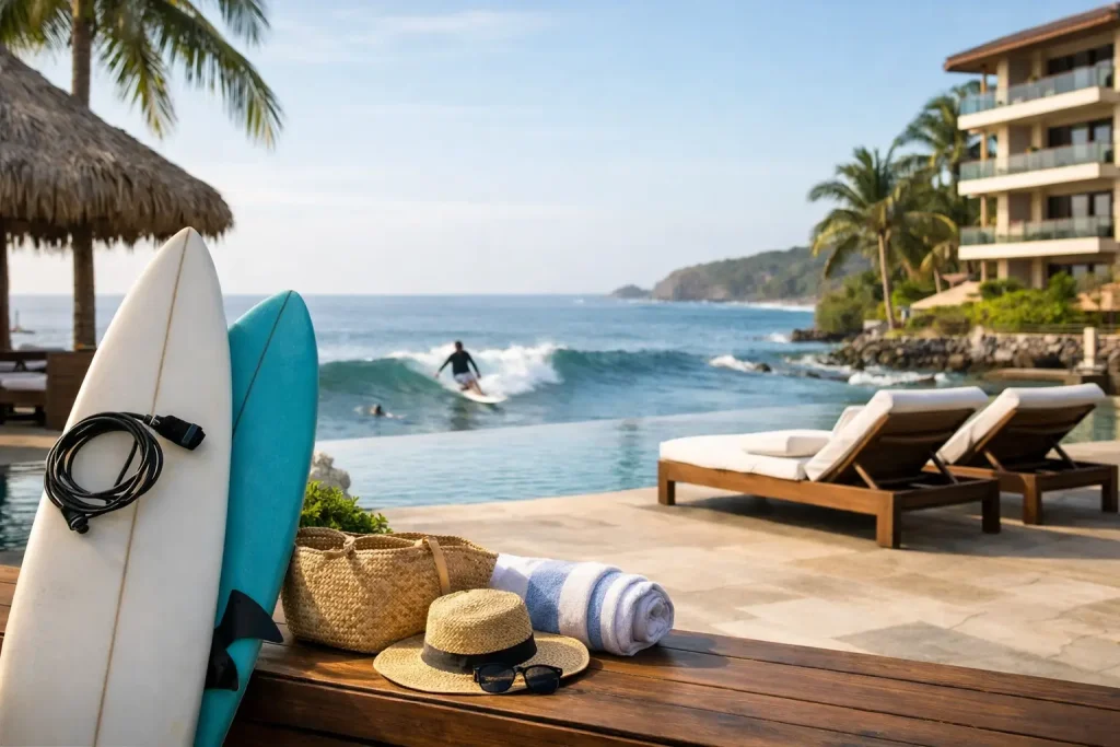 Paquete de surf con hotel: qué merece la pena
