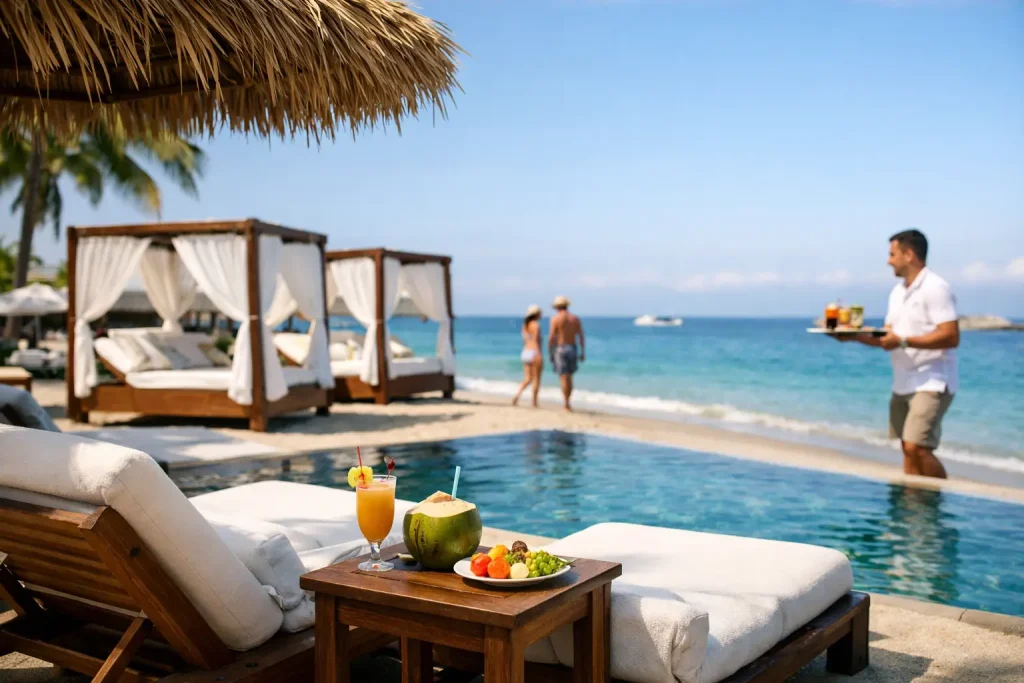 Qué incluye un day pass de playa privado